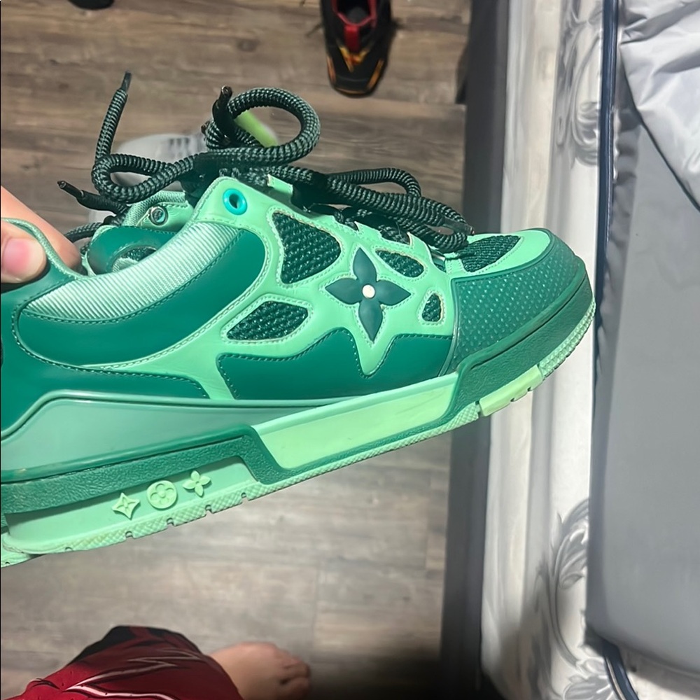 Louis Vuitton Green Sneakers